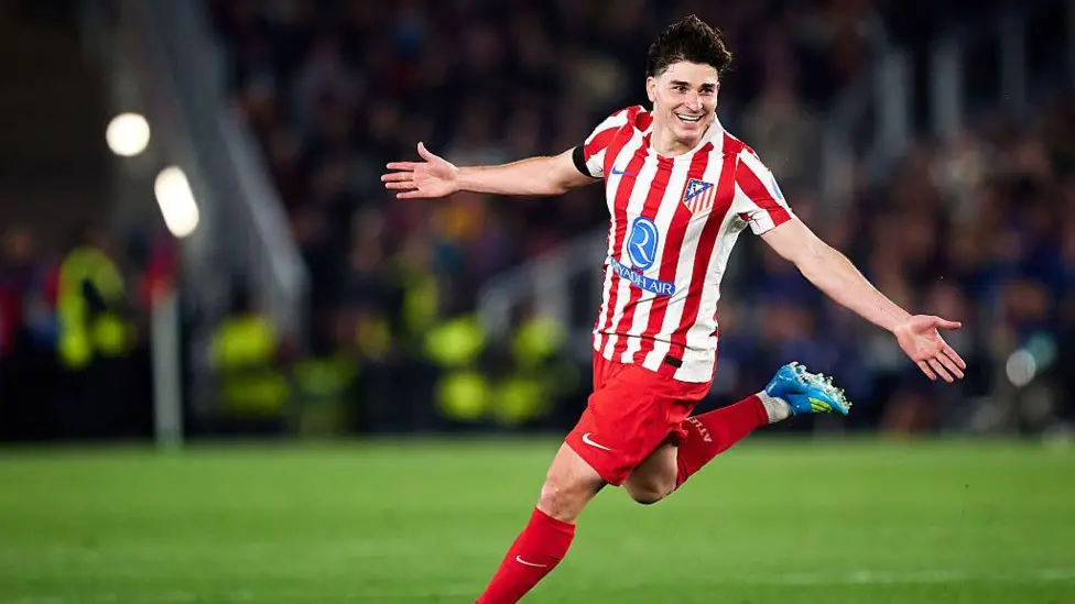 Alvarez played a key role in Atletico's first-leg Champions League win at Barcelona