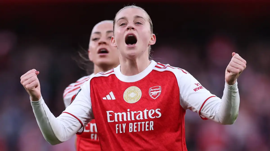 Lionesses striker Alessia Russo beats fellow England & Arsenal star to Women's Super League Player of the Month award as Gunners boss Renee Slegers also recognised
