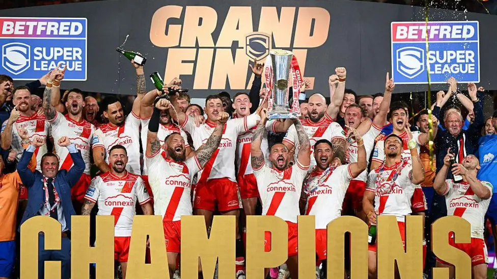Hull KR are the reigning champions of the Super League

