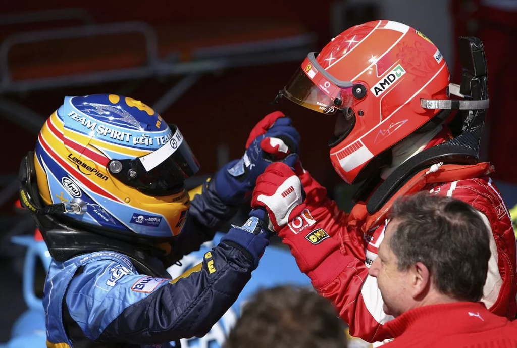 Michael Schumacher, Ferrari, Fernando Alonso, Renault