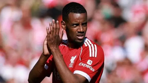 Isak has yet to complete a full 90 minutes in a Liverpool shirt

