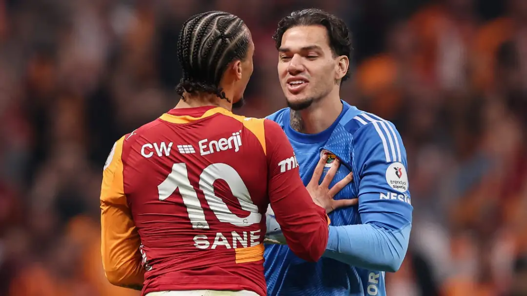 Former Manchester City goalkeeper Ederson lost his cool in spectacular fashion during Fenerbahce’s heated derby clash against Galatasaray on Sunday. 